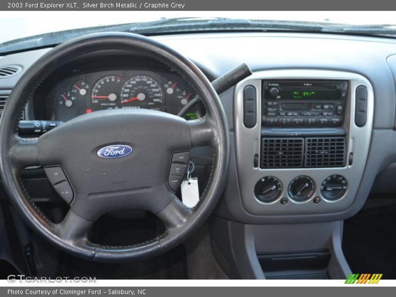 Silver Birch Metallic / Graphite Grey 2003 Ford Explorer XLT