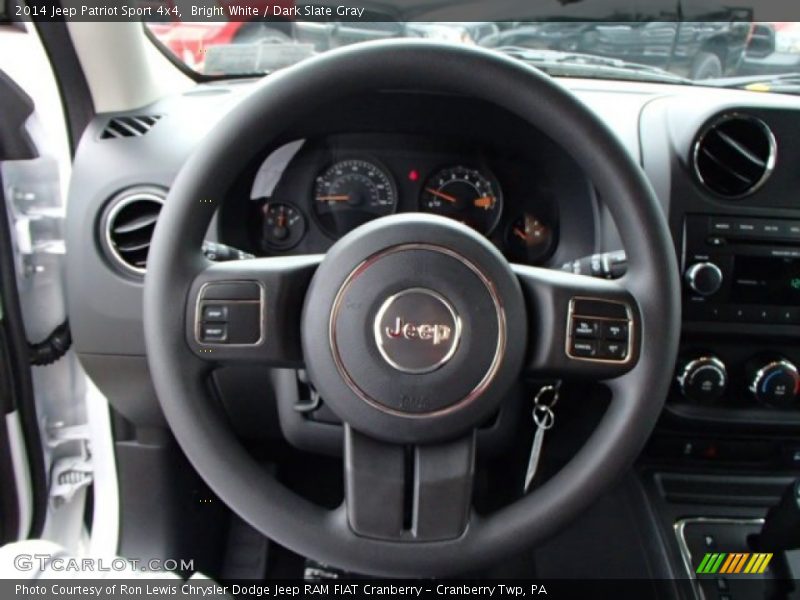 Bright White / Dark Slate Gray 2014 Jeep Patriot Sport 4x4