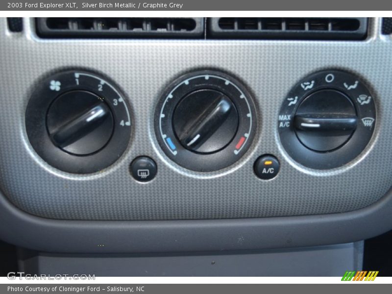 Silver Birch Metallic / Graphite Grey 2003 Ford Explorer XLT