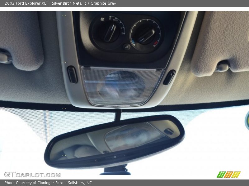 Silver Birch Metallic / Graphite Grey 2003 Ford Explorer XLT