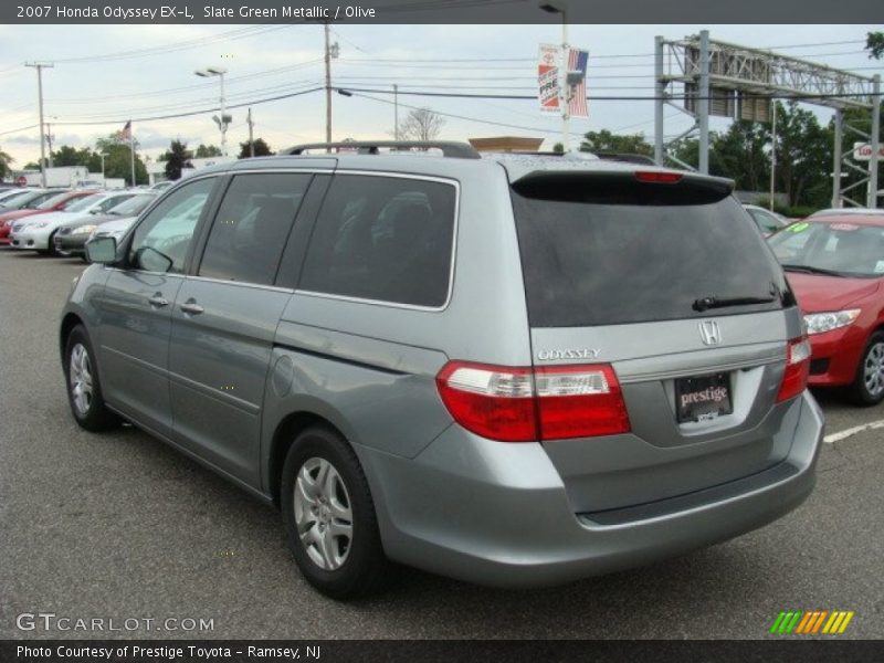 Slate Green Metallic / Olive 2007 Honda Odyssey EX-L