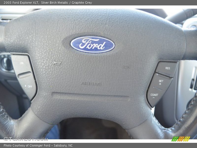 Silver Birch Metallic / Graphite Grey 2003 Ford Explorer XLT