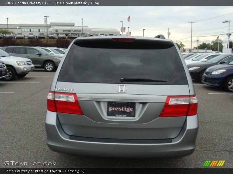 Slate Green Metallic / Olive 2007 Honda Odyssey EX-L