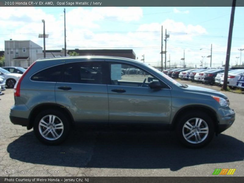 Opal Sage Metallic / Ivory 2010 Honda CR-V EX AWD