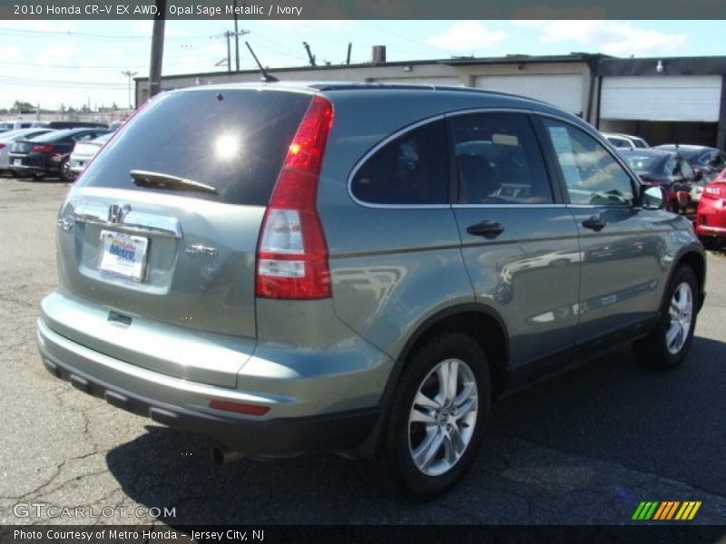 Opal Sage Metallic / Ivory 2010 Honda CR-V EX AWD