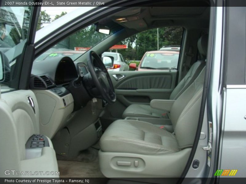 Slate Green Metallic / Olive 2007 Honda Odyssey EX-L