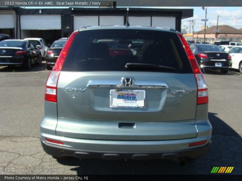 Opal Sage Metallic / Ivory 2010 Honda CR-V EX AWD
