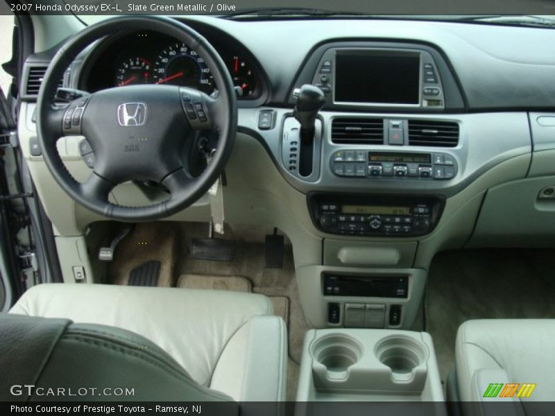 Slate Green Metallic / Olive 2007 Honda Odyssey EX-L