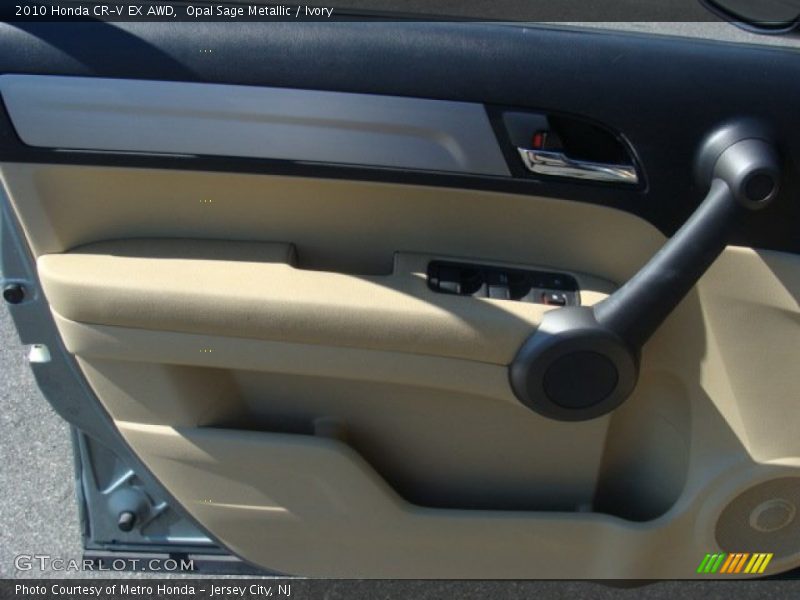 Opal Sage Metallic / Ivory 2010 Honda CR-V EX AWD