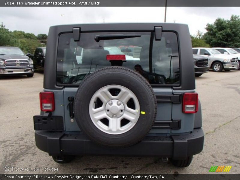 Anvil / Black 2014 Jeep Wrangler Unlimited Sport 4x4