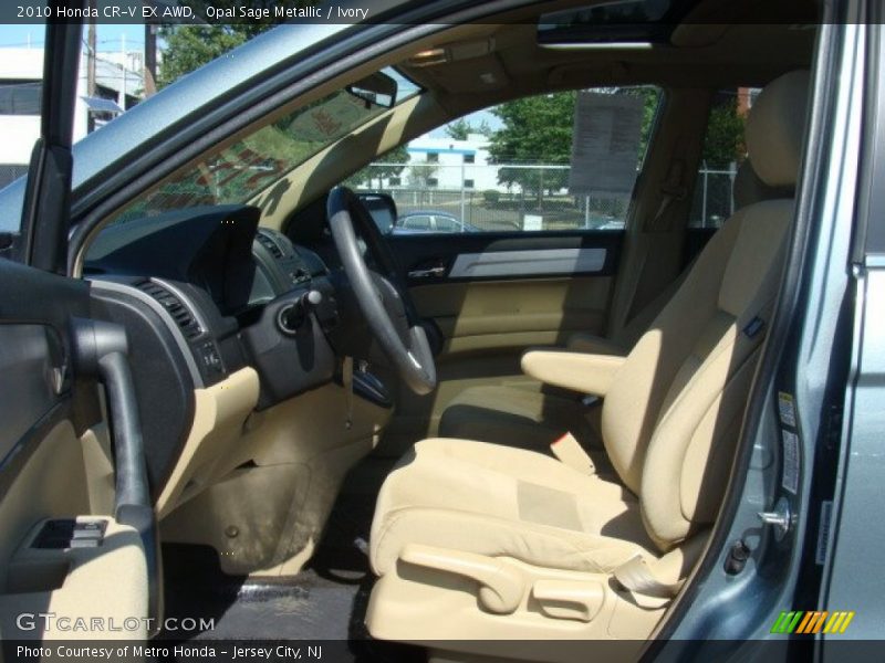 Opal Sage Metallic / Ivory 2010 Honda CR-V EX AWD