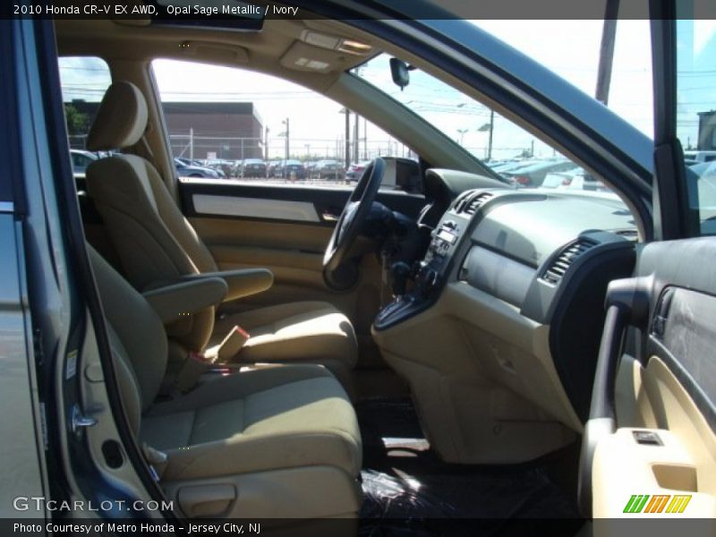 Opal Sage Metallic / Ivory 2010 Honda CR-V EX AWD