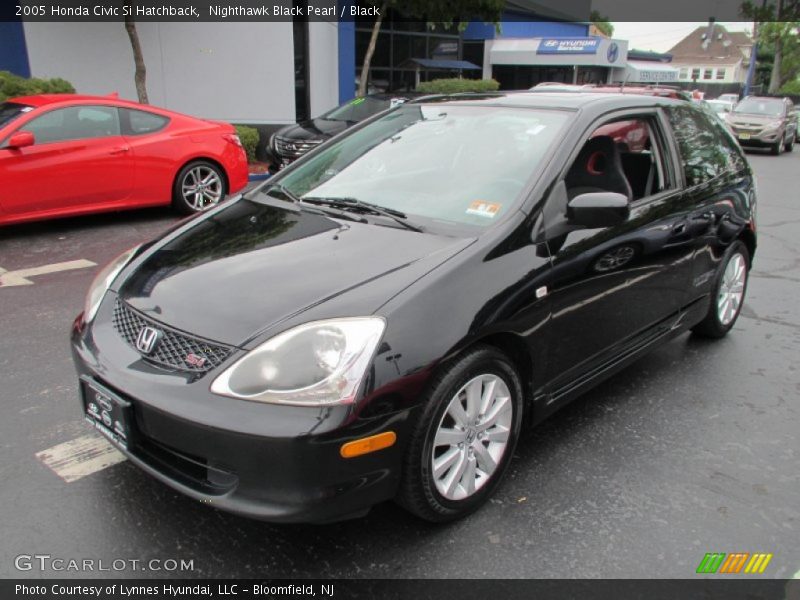 Nighthawk Black Pearl / Black 2005 Honda Civic Si Hatchback