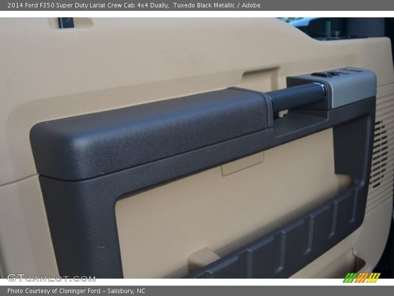 Tuxedo Black Metallic / Adobe 2014 Ford F350 Super Duty Lariat Crew Cab 4x4 Dually