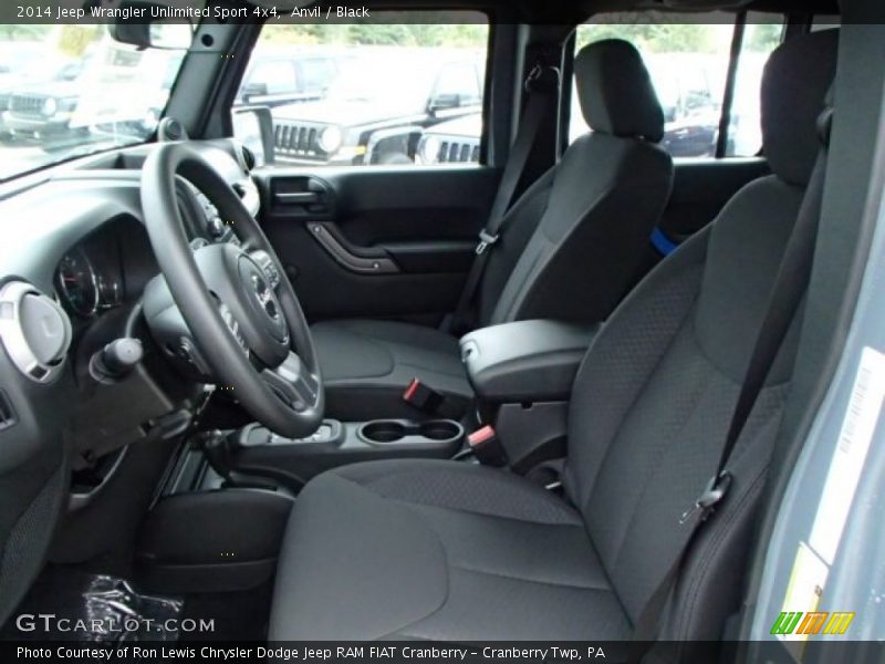 Anvil / Black 2014 Jeep Wrangler Unlimited Sport 4x4