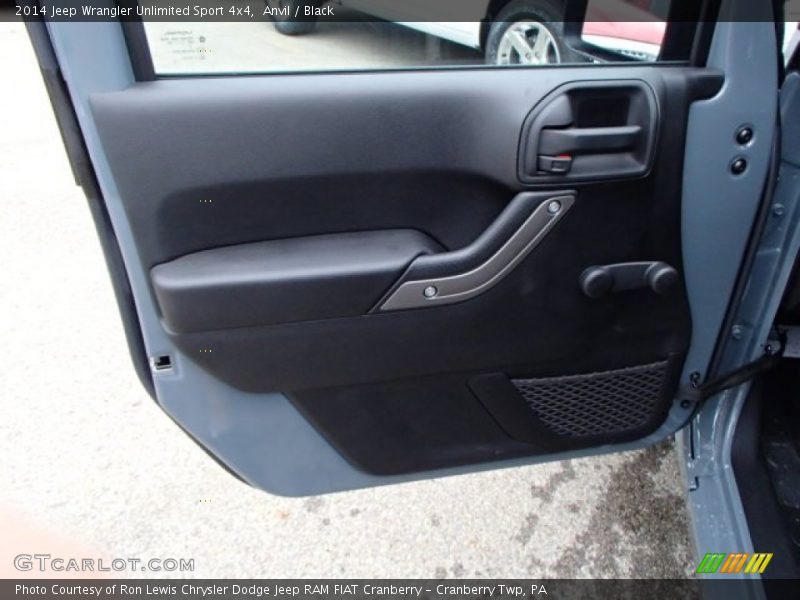 Anvil / Black 2014 Jeep Wrangler Unlimited Sport 4x4