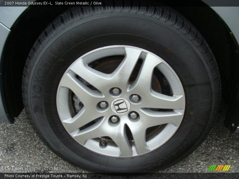 Slate Green Metallic / Olive 2007 Honda Odyssey EX-L