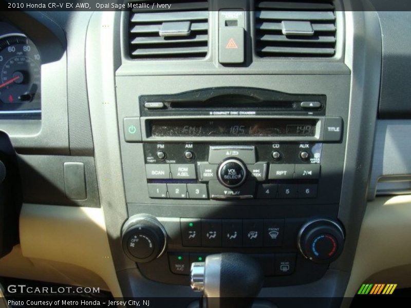 Opal Sage Metallic / Ivory 2010 Honda CR-V EX AWD
