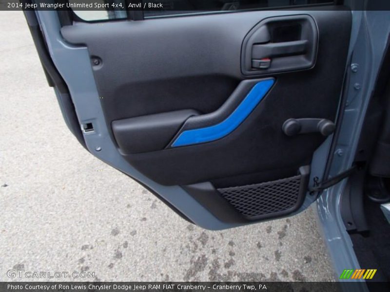 Anvil / Black 2014 Jeep Wrangler Unlimited Sport 4x4