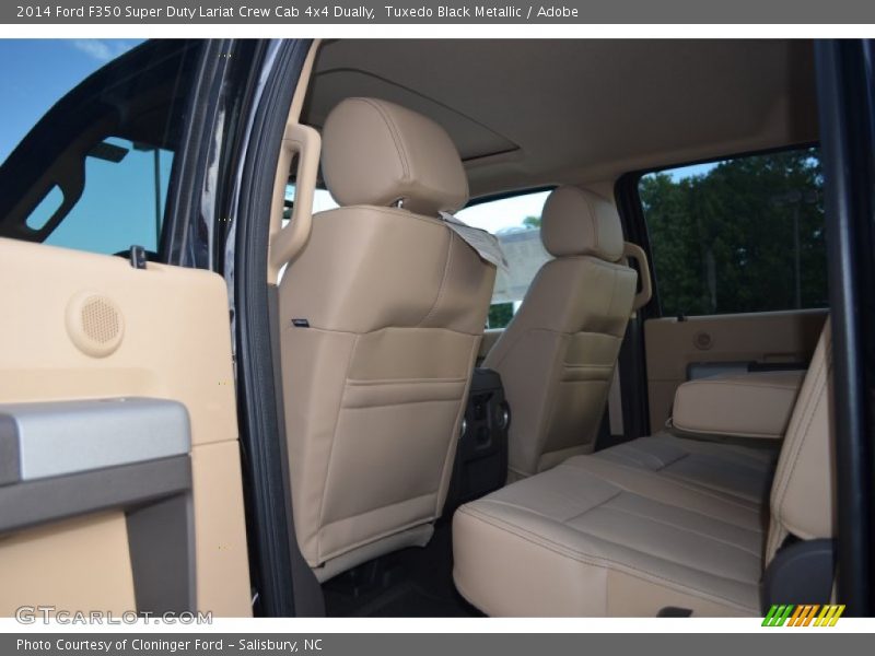 Tuxedo Black Metallic / Adobe 2014 Ford F350 Super Duty Lariat Crew Cab 4x4 Dually