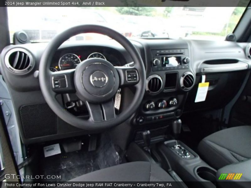 Anvil / Black 2014 Jeep Wrangler Unlimited Sport 4x4