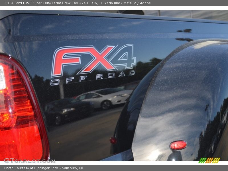 Tuxedo Black Metallic / Adobe 2014 Ford F350 Super Duty Lariat Crew Cab 4x4 Dually