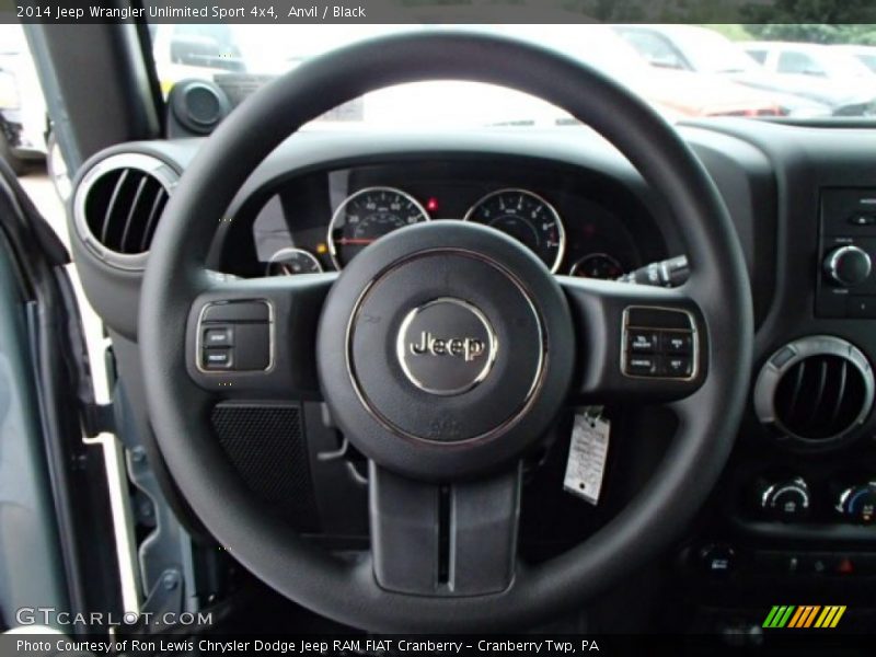 Anvil / Black 2014 Jeep Wrangler Unlimited Sport 4x4