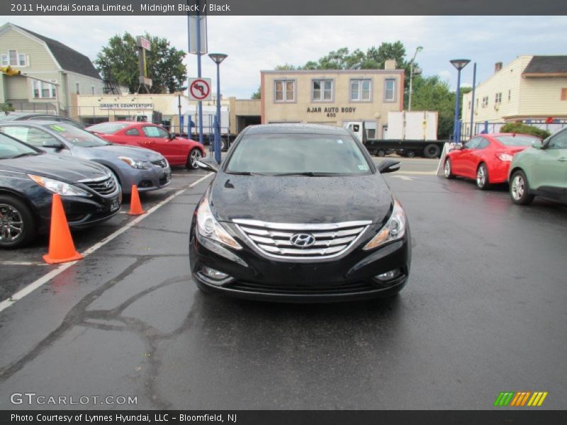 Midnight Black / Black 2011 Hyundai Sonata Limited