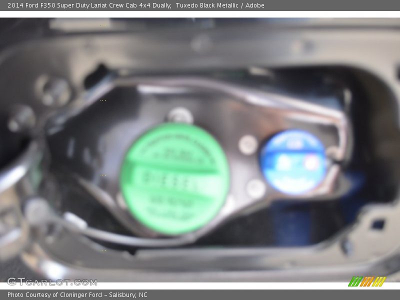 Tuxedo Black Metallic / Adobe 2014 Ford F350 Super Duty Lariat Crew Cab 4x4 Dually