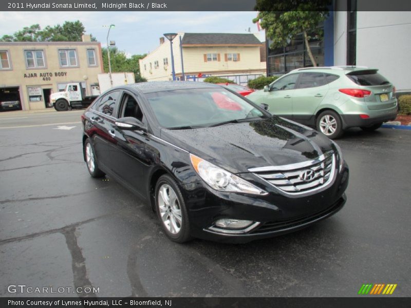 Midnight Black / Black 2011 Hyundai Sonata Limited