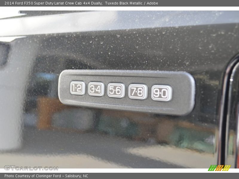Tuxedo Black Metallic / Adobe 2014 Ford F350 Super Duty Lariat Crew Cab 4x4 Dually