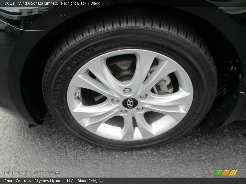 Midnight Black / Black 2011 Hyundai Sonata Limited