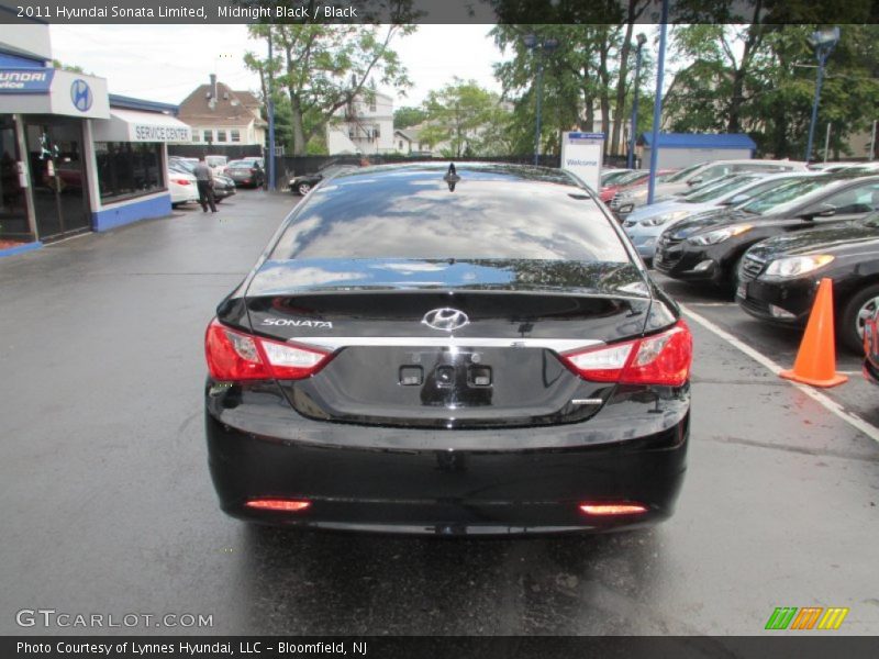 Midnight Black / Black 2011 Hyundai Sonata Limited