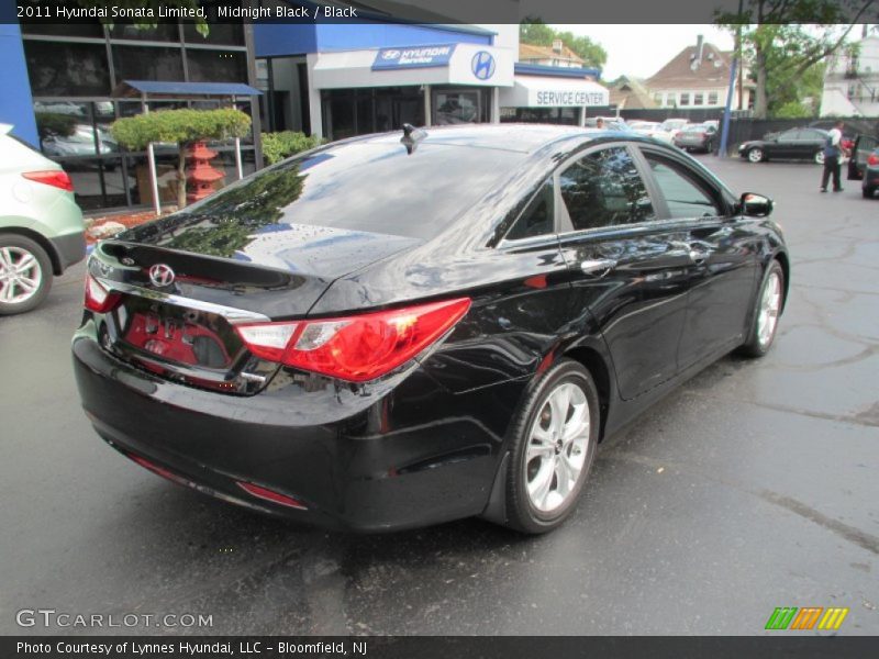 Midnight Black / Black 2011 Hyundai Sonata Limited