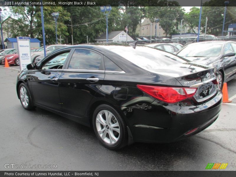 Midnight Black / Black 2011 Hyundai Sonata Limited