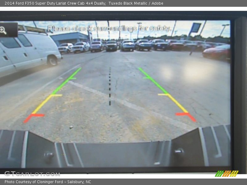 Tuxedo Black Metallic / Adobe 2014 Ford F350 Super Duty Lariat Crew Cab 4x4 Dually