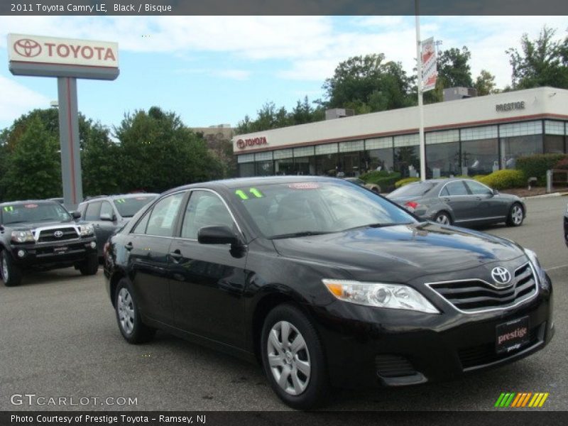 Black / Bisque 2011 Toyota Camry LE