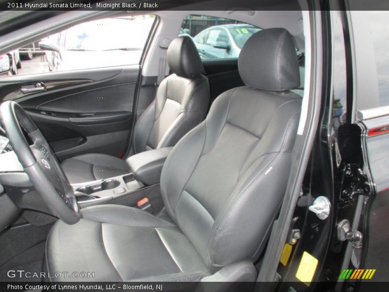 Midnight Black / Black 2011 Hyundai Sonata Limited