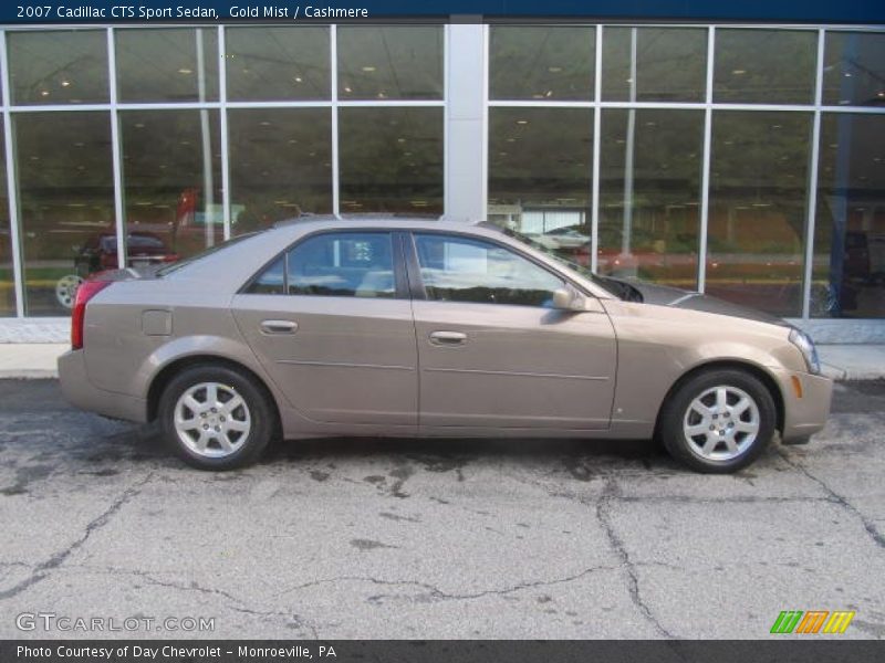 Gold Mist / Cashmere 2007 Cadillac CTS Sport Sedan