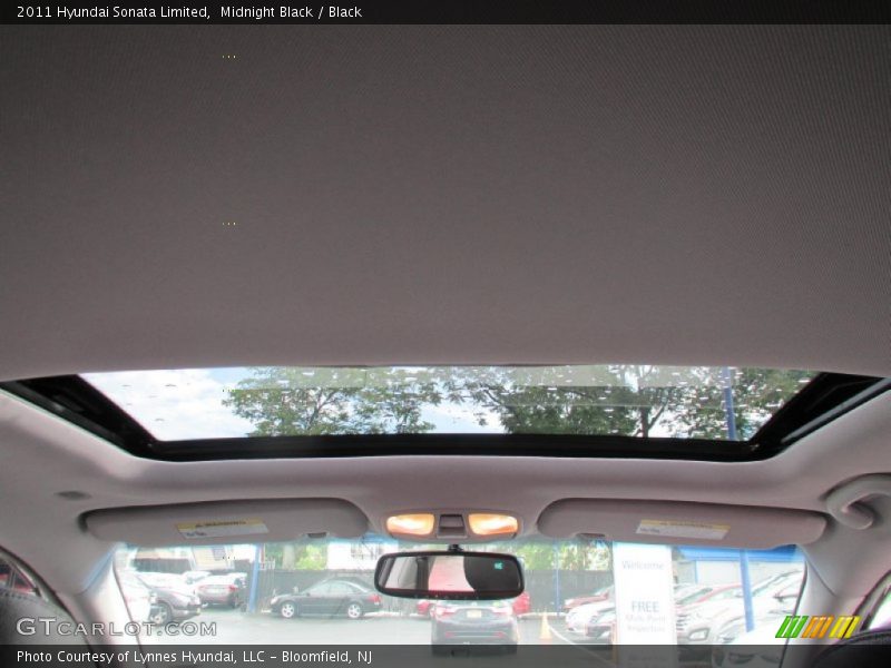 Midnight Black / Black 2011 Hyundai Sonata Limited