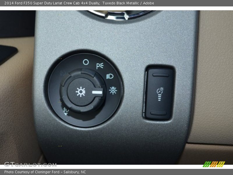 Tuxedo Black Metallic / Adobe 2014 Ford F350 Super Duty Lariat Crew Cab 4x4 Dually