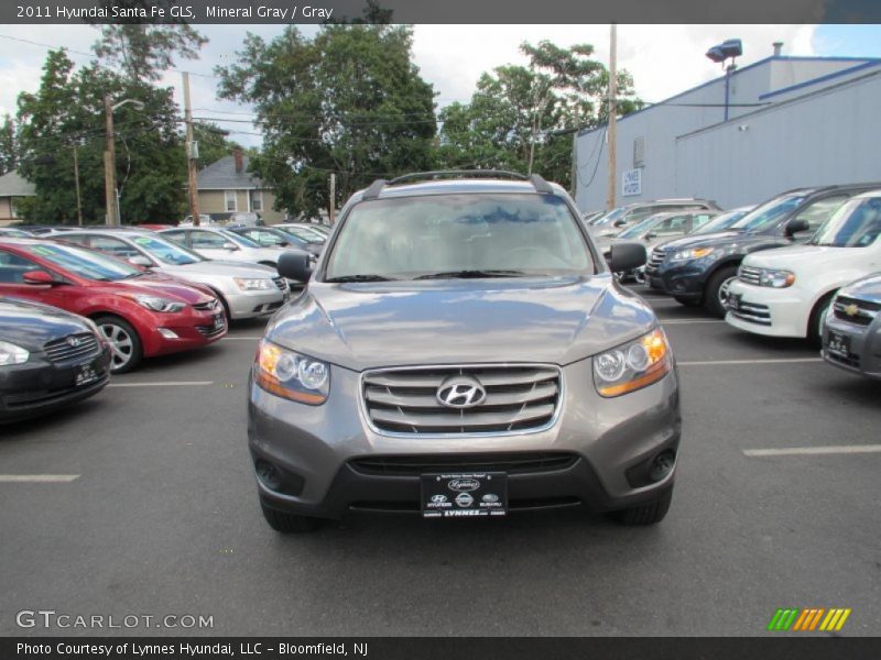 Mineral Gray / Gray 2011 Hyundai Santa Fe GLS