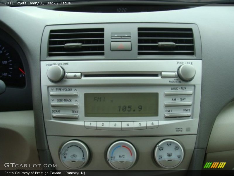 Black / Bisque 2011 Toyota Camry LE