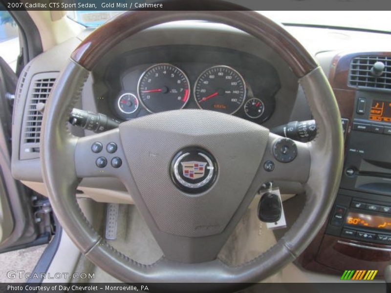 Gold Mist / Cashmere 2007 Cadillac CTS Sport Sedan