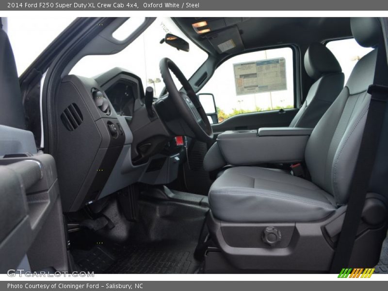 Oxford White / Steel 2014 Ford F250 Super Duty XL Crew Cab 4x4