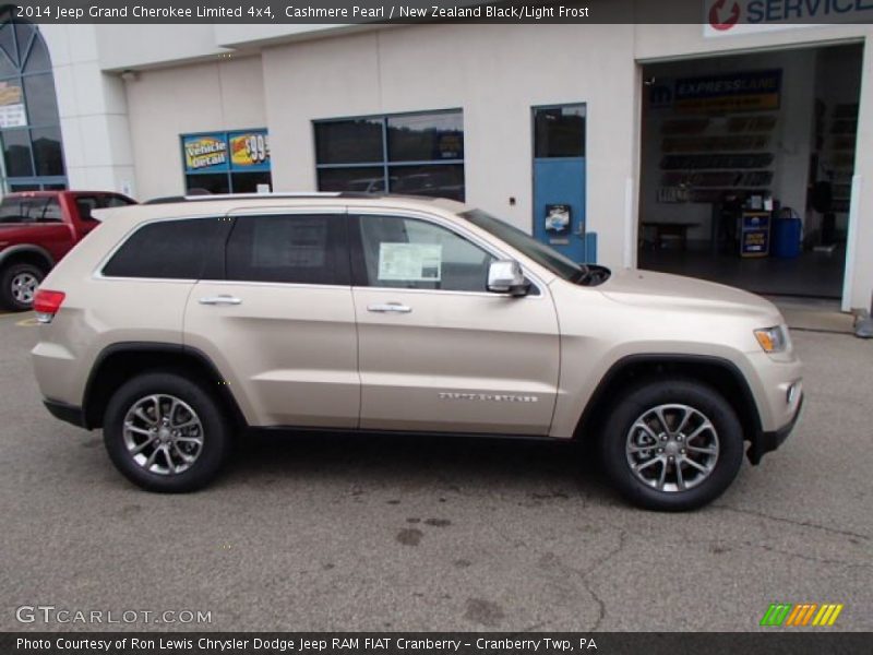 Cashmere Pearl / New Zealand Black/Light Frost 2014 Jeep Grand Cherokee Limited 4x4