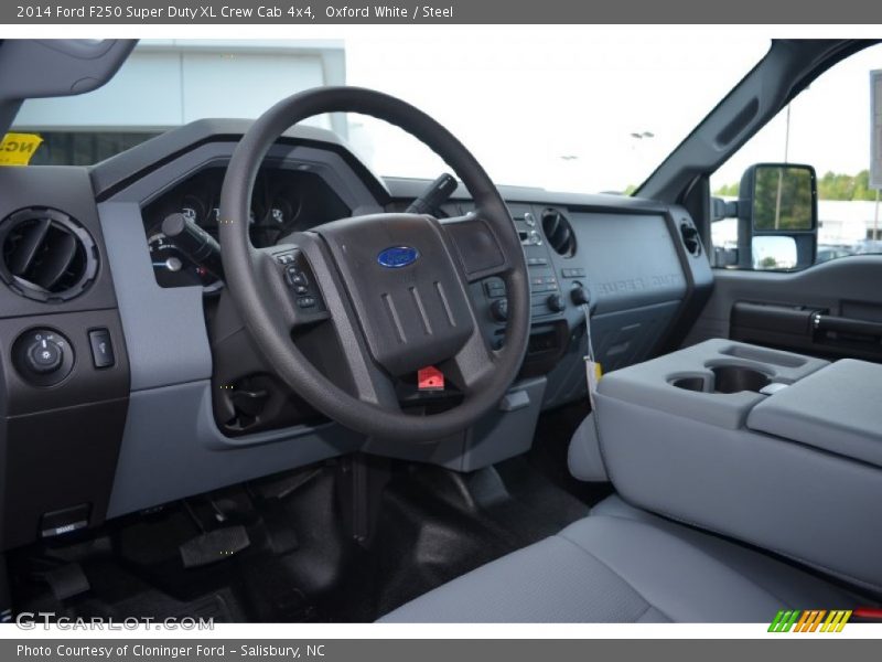 Oxford White / Steel 2014 Ford F250 Super Duty XL Crew Cab 4x4