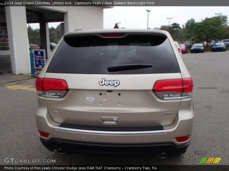 Cashmere Pearl / New Zealand Black/Light Frost 2014 Jeep Grand Cherokee Limited 4x4