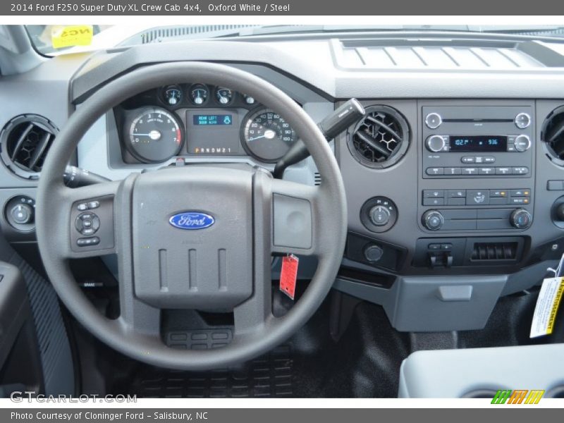 Dashboard of 2014 F250 Super Duty XL Crew Cab 4x4