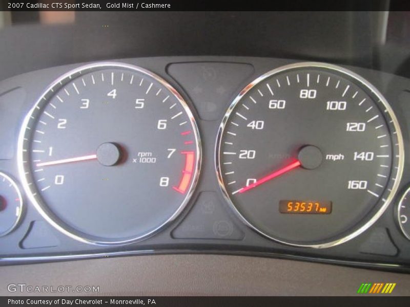 Gold Mist / Cashmere 2007 Cadillac CTS Sport Sedan